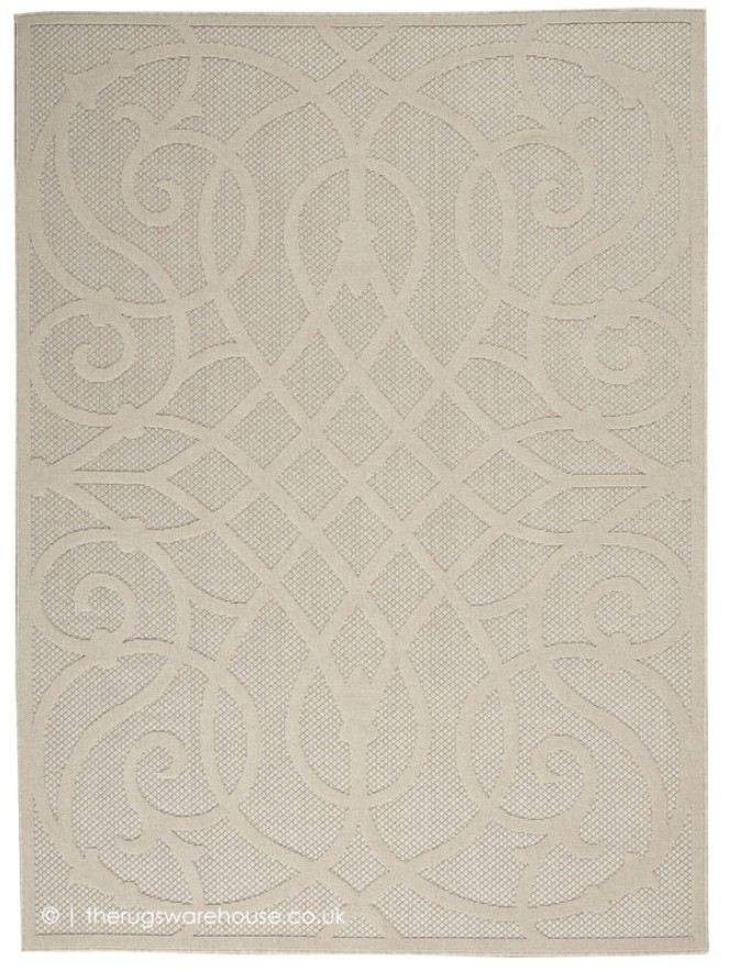 Cozumel Swirl Cream Rug - 9