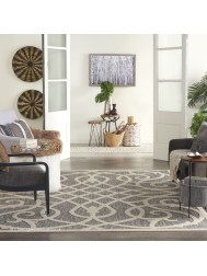 Cozumel Swirl Grey Rug - Thumbnail - 3