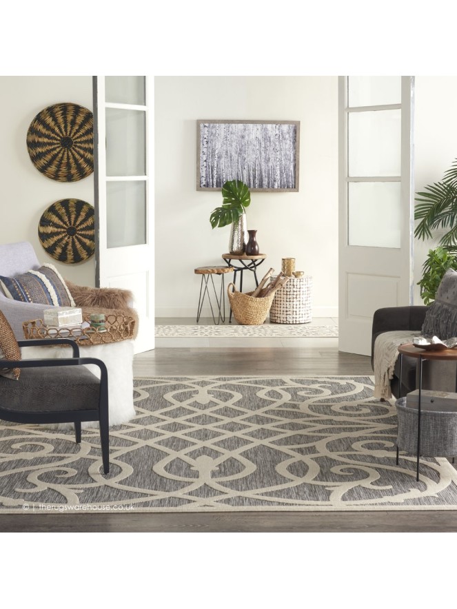 Cozumel Swirl Grey Rug - 3