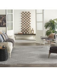 Cozumel Geo Light Grey Rug - Thumbnail - 3