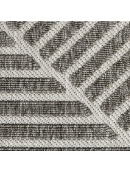 Cozumel Geo Dark Grey Rug - Thumbnail - 8