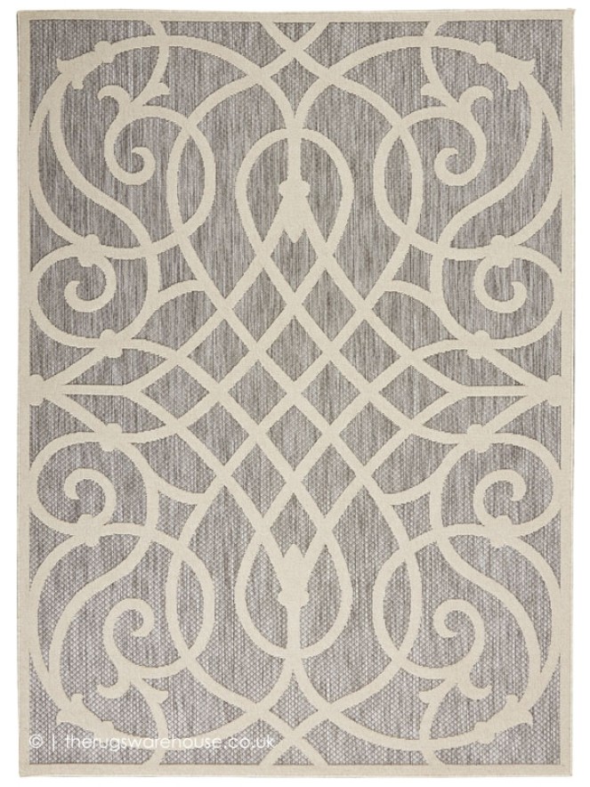 Cozumel Swirl Grey Rug - 9