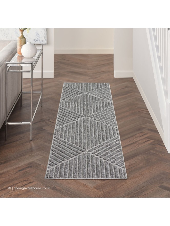 Cozumel Geo Dark Grey Runner - 3
