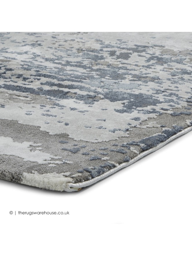 Plume Grey Navy Rug - 4