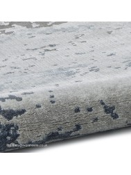 Plume Grey Navy Rug - Thumbnail - 5