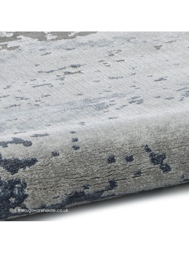 Plume Grey Navy Rug - 5