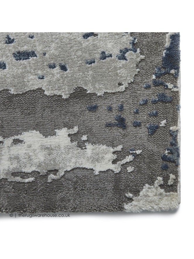 Plume Grey Navy Rug - 6