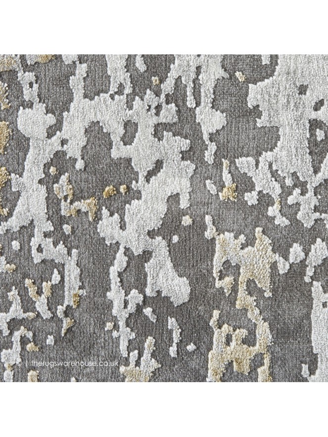 Plume Grey Ochre Rug - 8