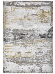 Plume Grey Ochre Rug - Thumbnail - 9