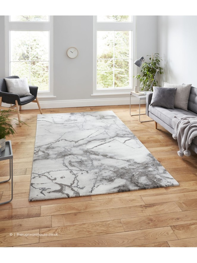 Mist Ivory Silver Rug - 2