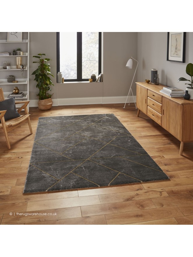 Berona Grey Gold Rug - 2