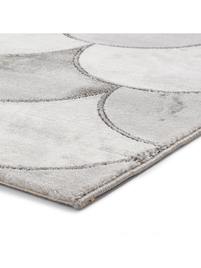 Scale Grey Silver Rug - 3