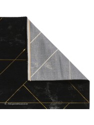 Berona Black Gold Rug - Thumbnail - 5