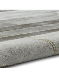 Retro Grey Gold Rug - Thumbnail - 5