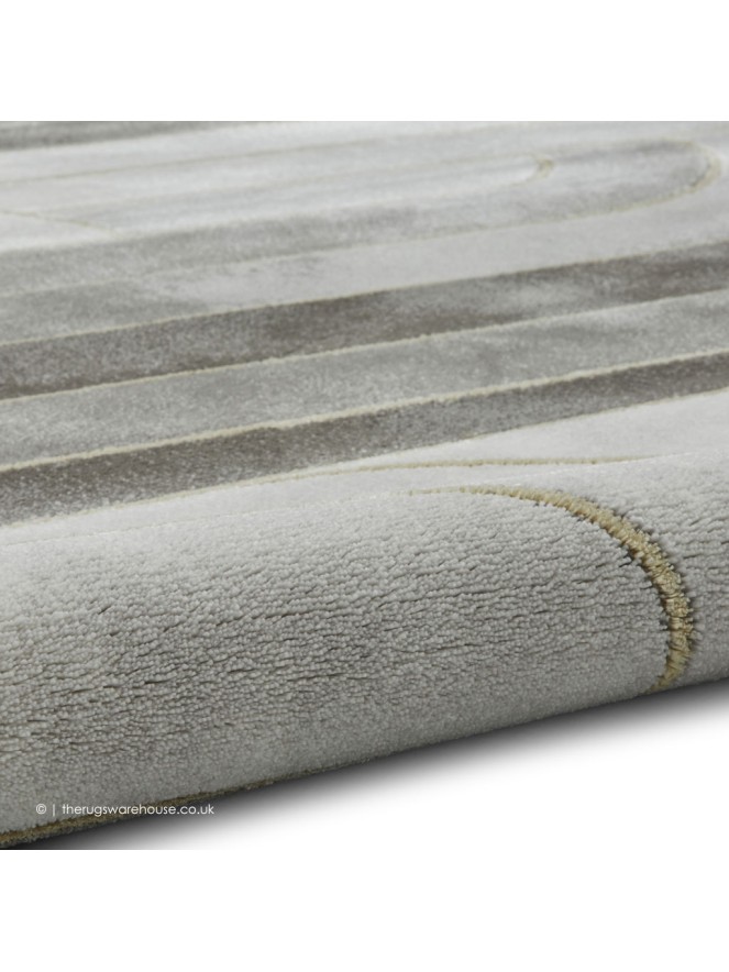 Retro Grey Gold Rug - 5