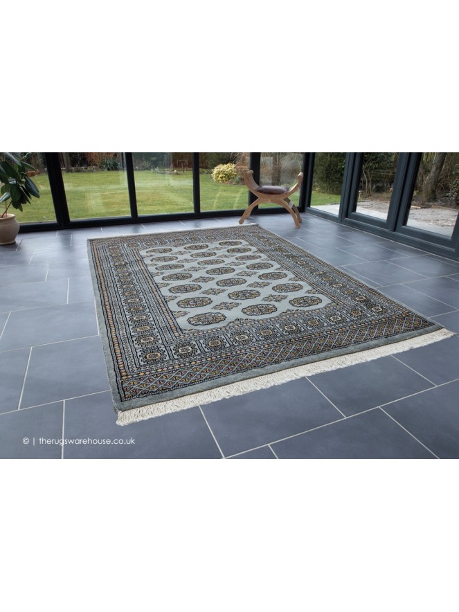 Bokhara Blue Rug - 2