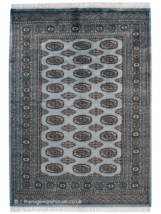 Bokhara Blue Rug - 5