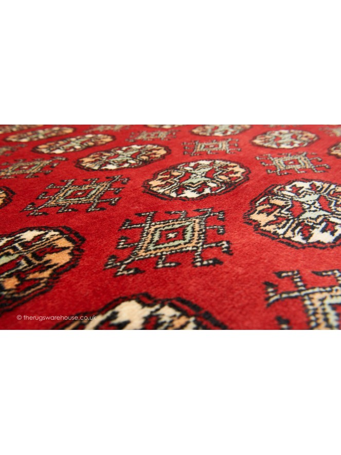 Bokhara Red Rug - 10