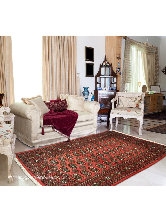 Bokhara Rose Rug - 2