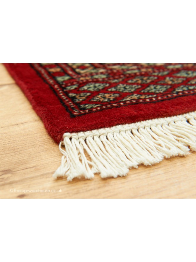 Bokhara Red Rug - 7