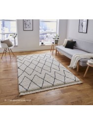 Mohad Black White Rug - Thumbnail - 2