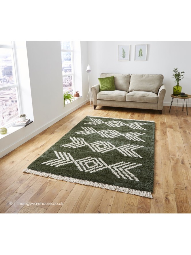 Sahrawi Green Rug - 2