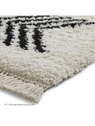 Sahrawi Ivory Black Rug - Thumbnail - 3