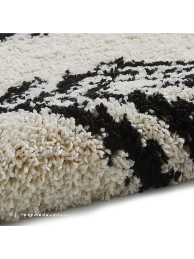 Sahrawi Ivory Black Rug - 5