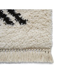 Sahrawi Ivory Black Rug - Thumbnail - 6