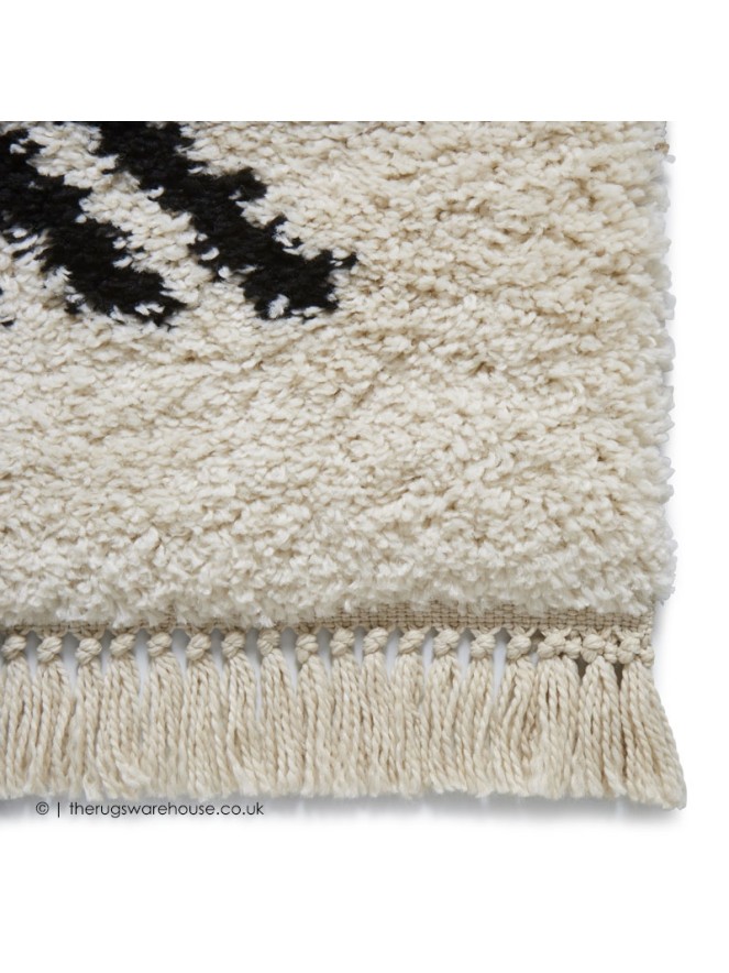 Sahrawi Ivory Black Rug - 6