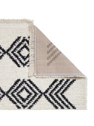 Sahrawi Ivory Black Rug - Thumbnail - 7