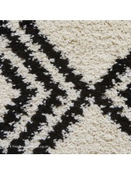 Sahrawi Ivory Black Rug - Thumbnail - 8