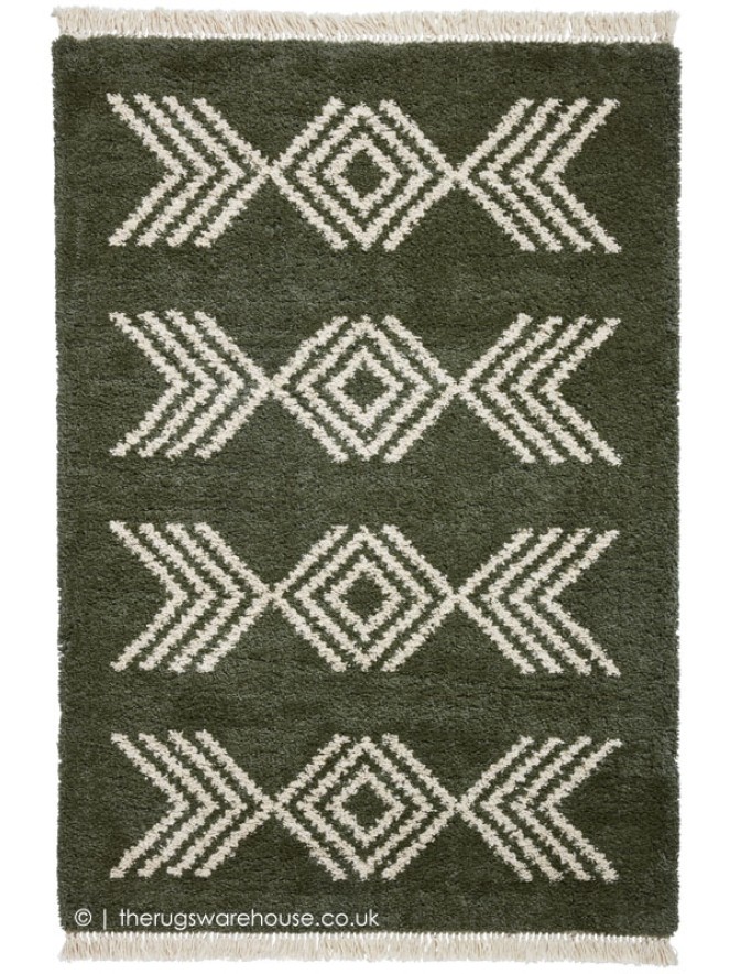 Sahrawi Green Rug - 9