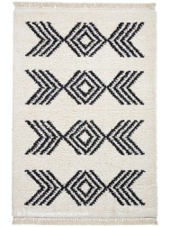 Sahrawi Ivory Black Rug - Thumbnail - 9