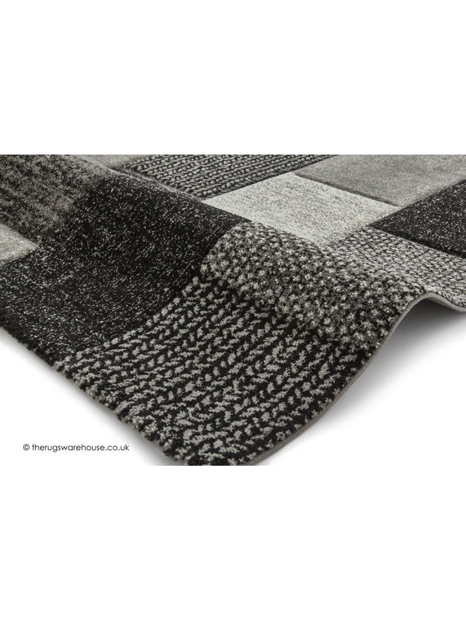 Palmoro Grey Black Rug - 3