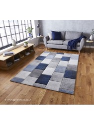 Palmoro Grey Blue Rug - Thumbnail - 2