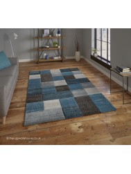 Nordia Blue Grey Rug - Thumbnail - 2