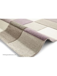 Nordia Beige Purple Rug - Thumbnail - 3