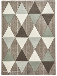 Proska Beige Green Rug - Thumbnail - 4