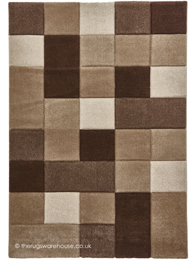 Nordia Beige Brown Rug - 4