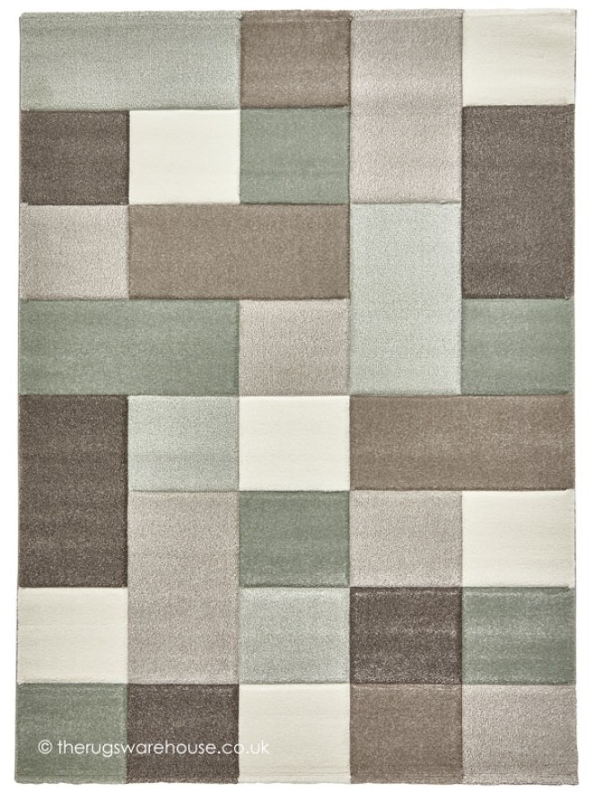 Nordia Beige Green Rug - 4