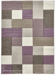 Nordia Beige Purple Rug - Thumbnail - 4