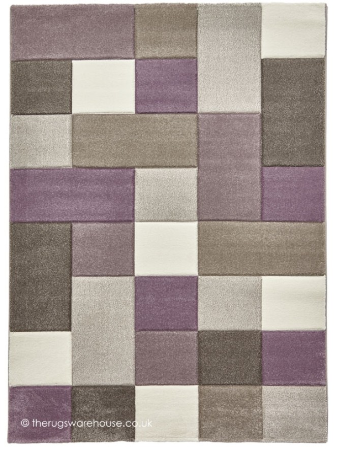 Nordia Beige Purple Rug - 4