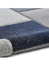 Palmoro Grey Blue Rug - Thumbnail - 5