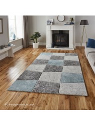 Martini Grey Blue Rug - Thumbnail - 2