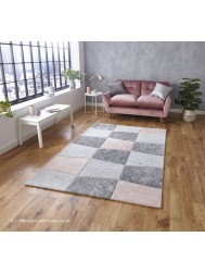 Martini Grey Rose Rug - Thumbnail - 2