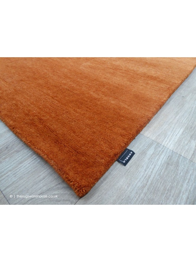 Bhutan Orange Rug - 3