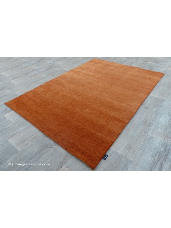 Bhutan Orange Rug - 6