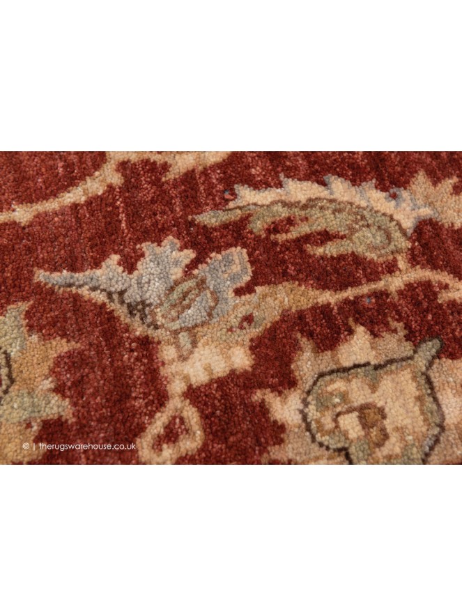 Royal Ziegler Brick Red Rug - 7