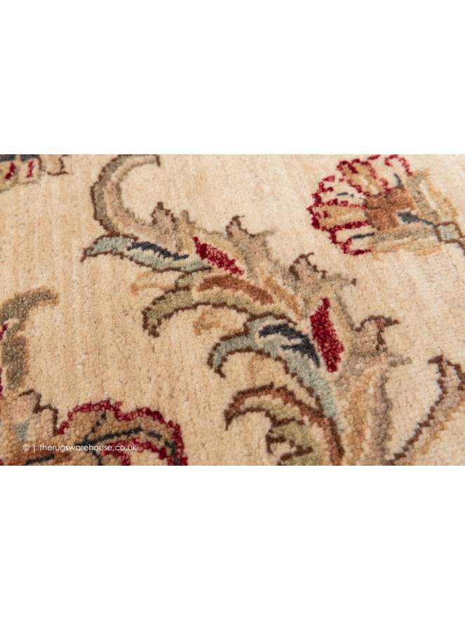 Royal Ziegler Cream Red Rug - 7